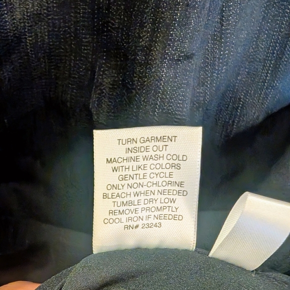 New York & Company Elegant Dark Navy Midi Dress, Size Small - Picture 7 of 7